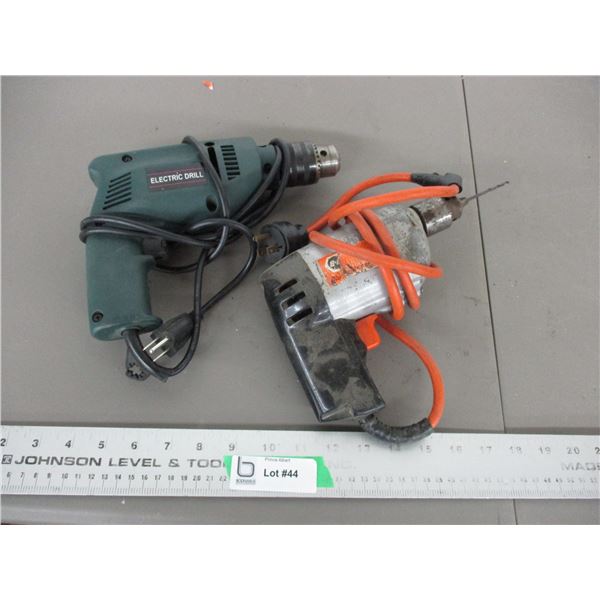 (2) Electric drills (working)