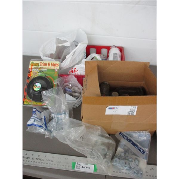 Washers, bolts, misc