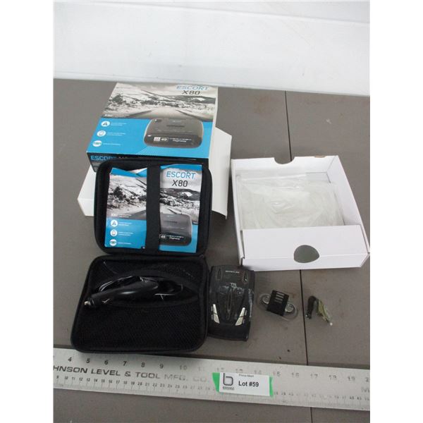 Escort X80 radar detector