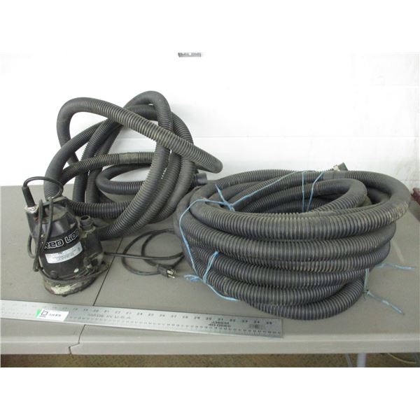 Red line submersible pump + 1.5" hose