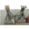 Image 2 : (2) Jack stands + bottle jack (no handle)
