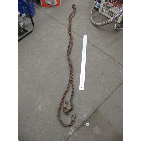 16ft chain, small hooks
