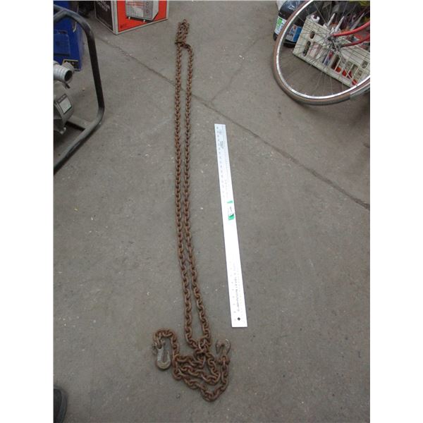 16ft chain, small hooks