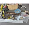 Image 3 : Plumbing fittings, handsaw, misc