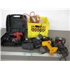 Image 1 : Drills, chargers, batteries + trouble light