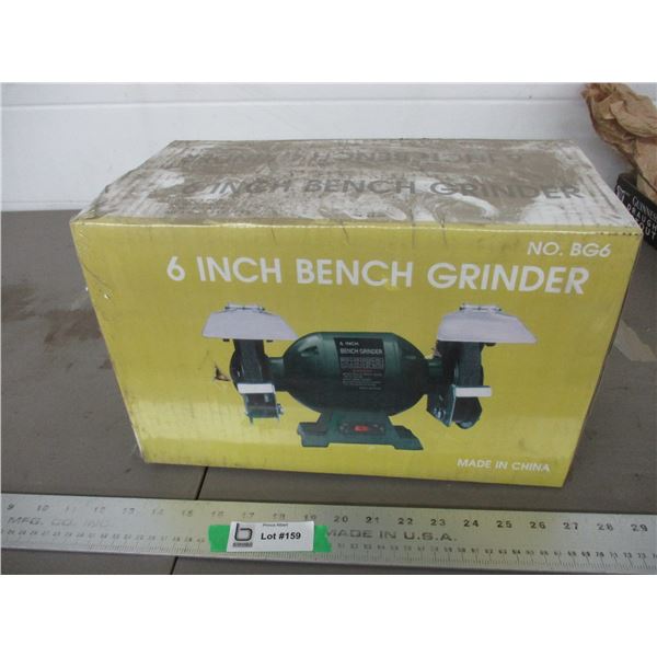 New 6" bench grinder