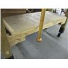 Image 6 : Small workbench with vise (73x32x41) on casters, with extension cord