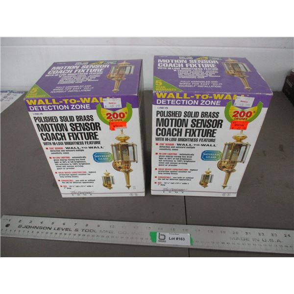 2X THE BID PRICE - motion sensor, coach fixture (new)