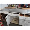 Image 5 : Workbench steel top on casters - 98L 22W 39T