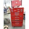 Image 1 : Beach tool box with tools with key on casters 2-piece