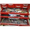 Image 4 : Beach tool box with tools with key on casters 2-piece