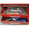 Image 5 : Beach tool box with tools with key on casters 2-piece