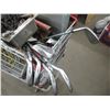 Image 4 : Shopping cart with golf clubs, cords, misc