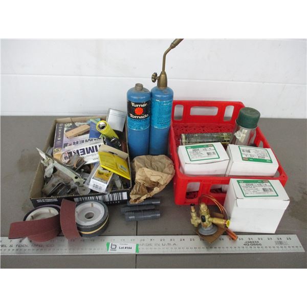 Hard torch, tanks, sand paper, controls