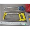 Image 2 : 50 ft winch cable (new), hand saws, casters