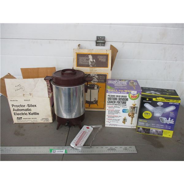 Motion sensor light, led light, 32 cup percolator