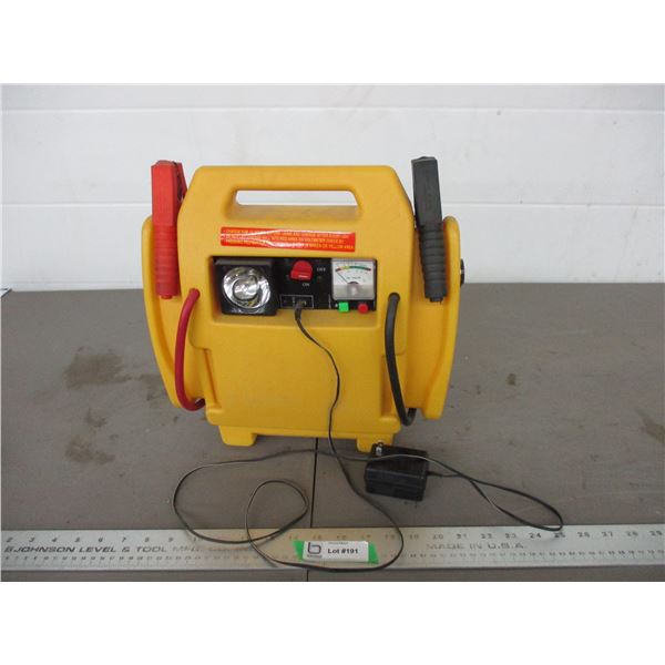 Booster pack, with air compressor