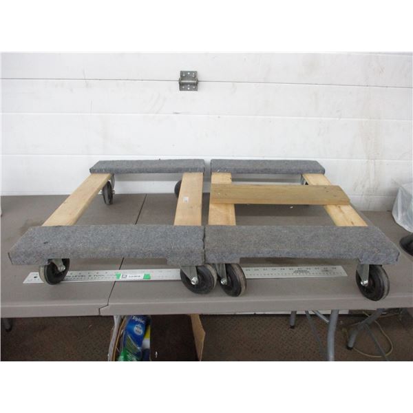2X THE BID PRICE - 1000 lb platform dollies