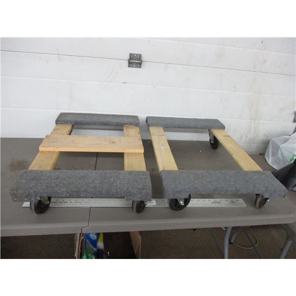 2X THE BID PRICE - 1000 lb platform dollies