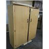 Image 1 : Wooden cupboard - 48x18x61 with dolly