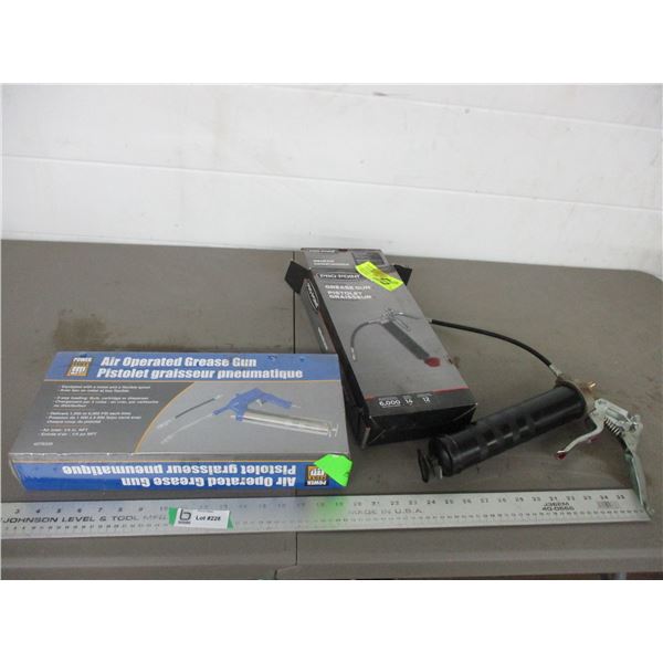 New powerfist air operated grease gun + grease gun