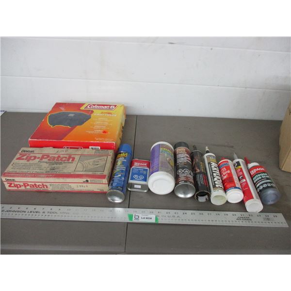 New coleman grill cover, sealant, glue