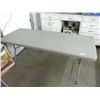 Image 1 : folding plastic table - 72x29