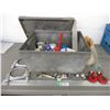 Image 1 : (2) Large clamps, hooks, storage box