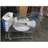 Image 1 : Shopping cart, bathroom sinks