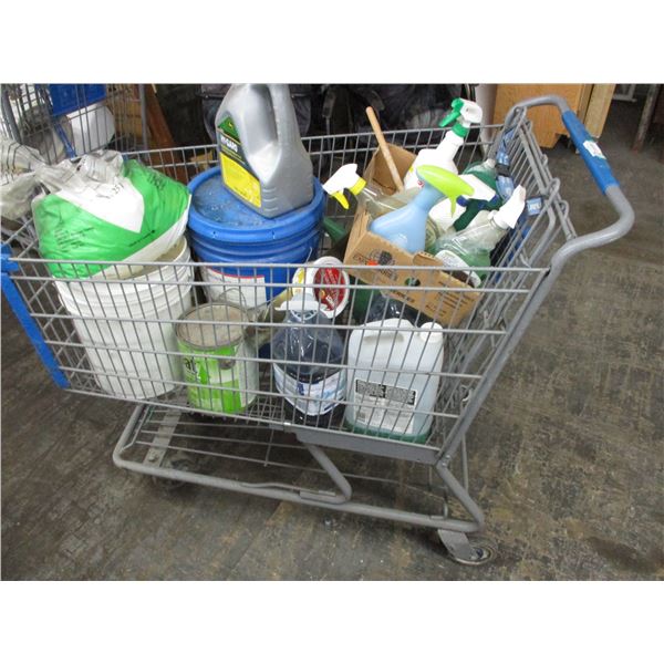 Shopping cart, fertilizer 34.500 misc
