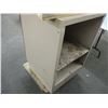 Image 5 : 2-door storage cabinet with 4 wheel dolly metal - 32x24x36
