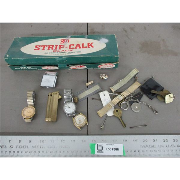 Lighters, watches, misc