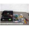 Image 1 : Toolbox with screwdrivers, pliers, misc