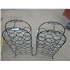Image 2 : (2) Wire bottle racks