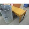 Image 3 : Sitting bench, storage cabinet 30" tall, garbage cans