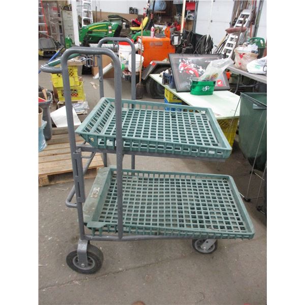 2-tier shipping cart