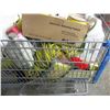 Image 3 : Shopping cart, cords, household, misc