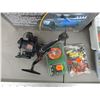 Image 3 : Fishing hooks, quantum reel, portable 12V air compressor