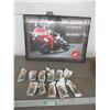 Image 1 : (11) Roughrider Bobbleheads + honda picture (20x28)