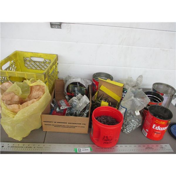 Nails, screws, bolts, washers