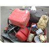 Image 3 : Pallet of nails, gas cans, tie downs, misc