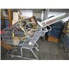 Image 1 : Shopping cart with metal, golf bag, rope