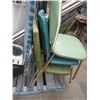 Image 2 : Pallet with garden tools, chairs, baseboard heater, misc
