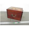 Image 1 : Ducks Unlimited storage chest wooden - 11.25x14x10" tall + misc