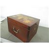Image 2 : Ducks Unlimited storage chest wooden - 11.25x14x10" tall + misc