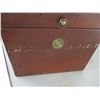 Image 4 : Ducks Unlimited storage chest wooden - 11.25x14x10" tall + misc