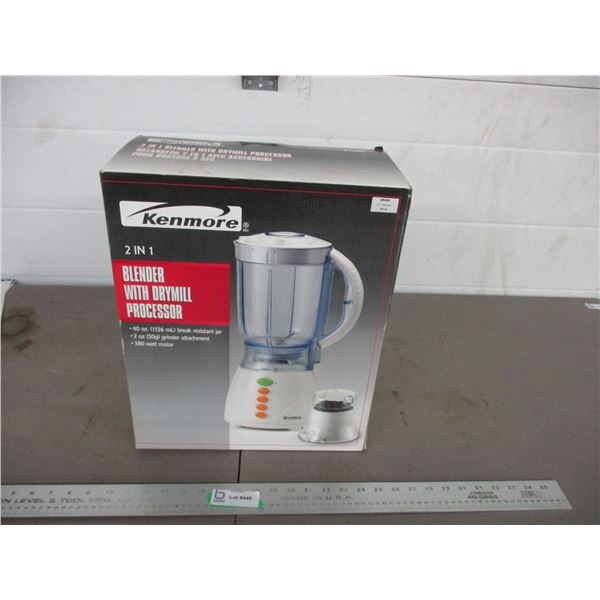 2 in 1 blender with dry mill processor - kenmore