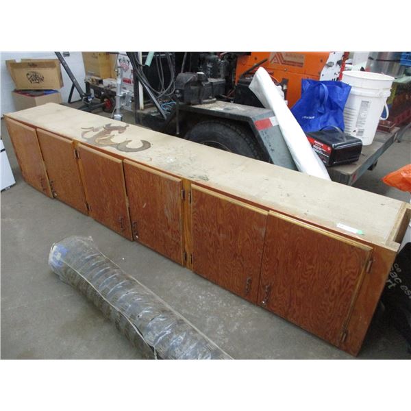 Wooden cabinet - 6 door - 98L 14W