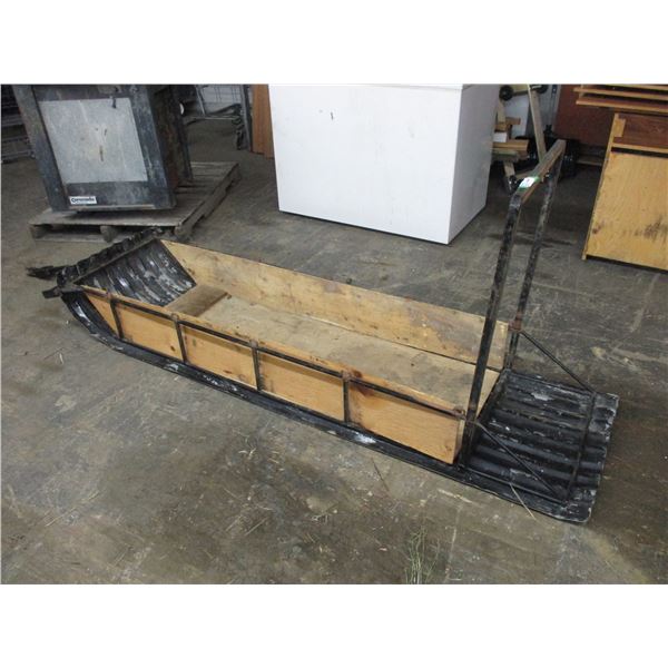 Hunting sleigh with hitch - 8ft long