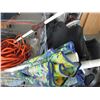 Image 3 : Shopping cart with umbrella, cords, booster cables, electric dog bowl